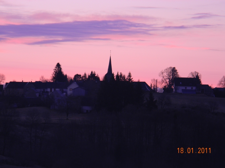 Saint-Donat depuis notre maison.