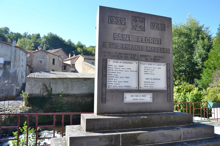 Monument aux Morts - Saint-Floret