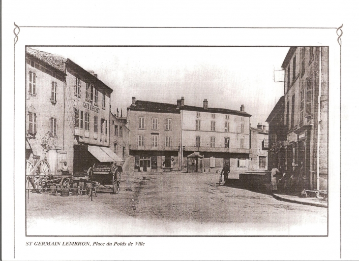 Place du poids de ville - Saint-Germain-Lembron