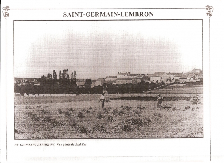 Vue générale Sud-Est - Saint-Germain-Lembron