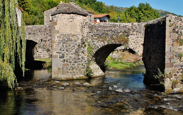 Pont Vieux sur La Couze-Pavin - Saurier