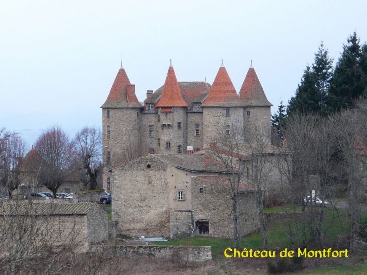 Le château de Montfort - Vernet-la-Varenne