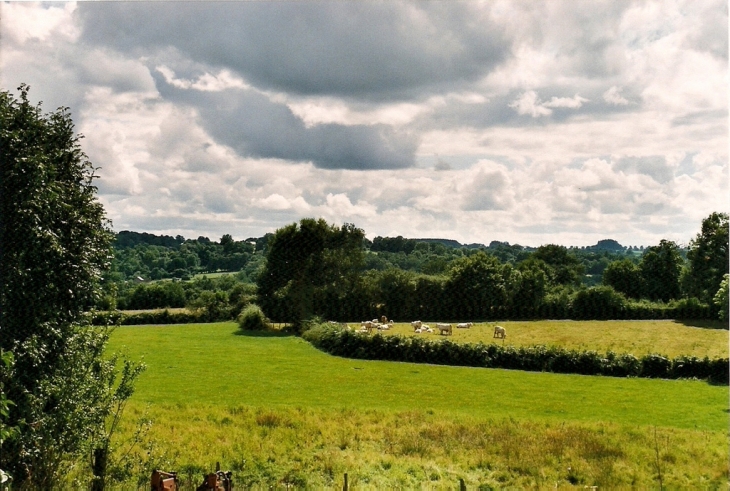 La campagne vue du Lieu-dit Les Manèches - Virlet