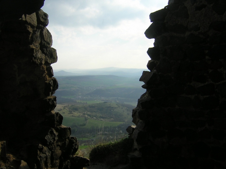 Vue depuis la citadelle - Yronde-et-Buron