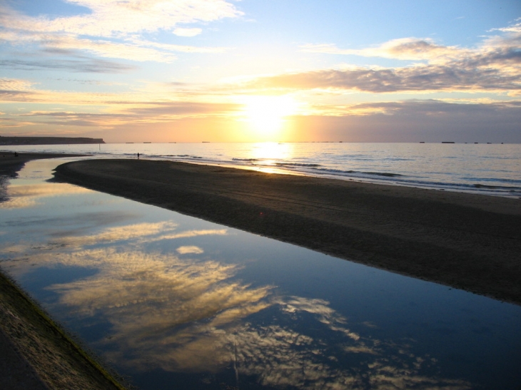 Coucher de soleil à asnelles