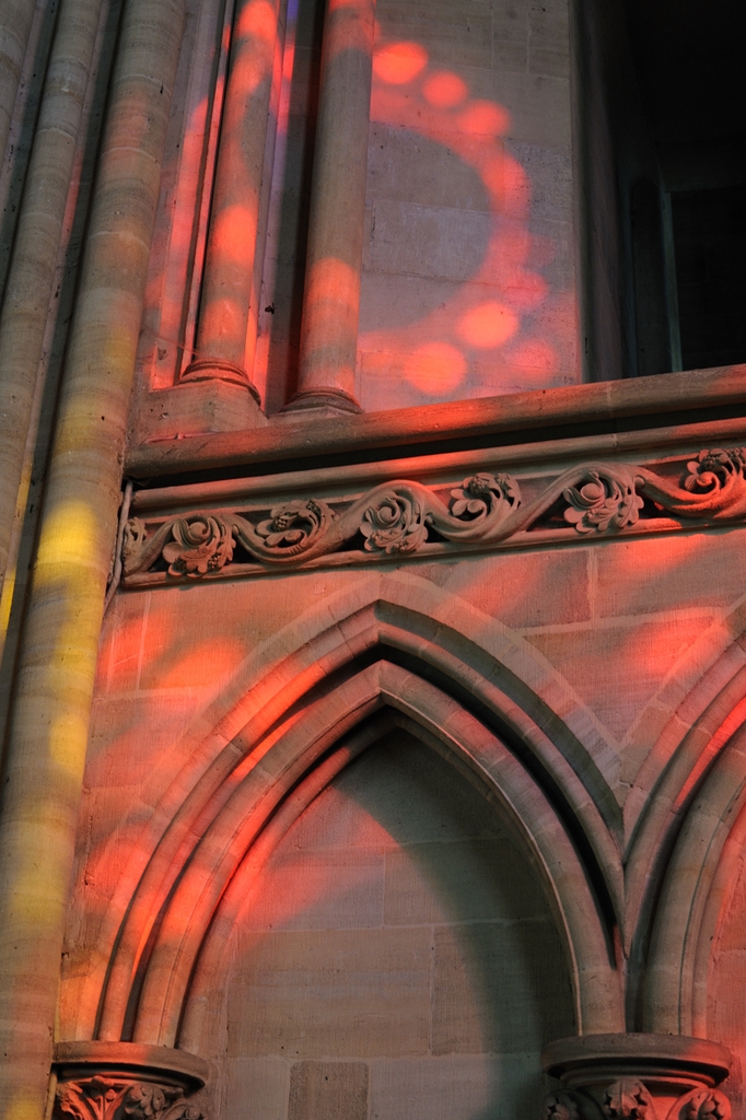 Cathédrale de Bayeux : effet de lumière