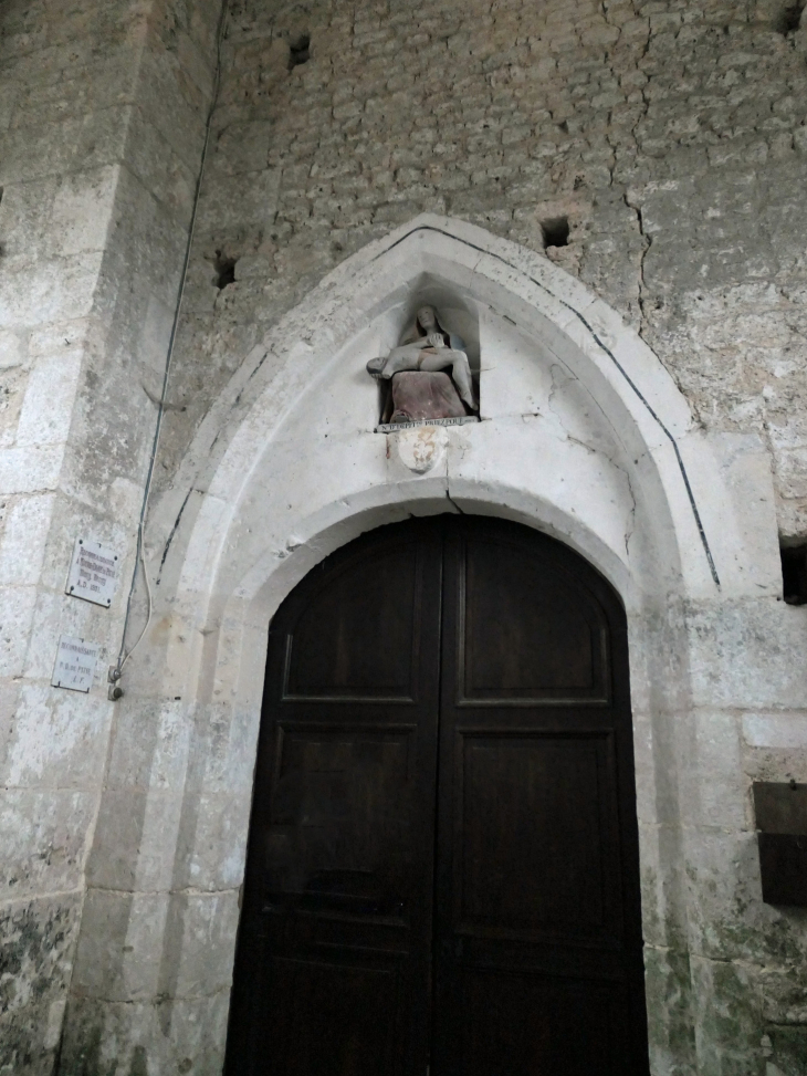 La porte de l'église - Blangy-le-Château