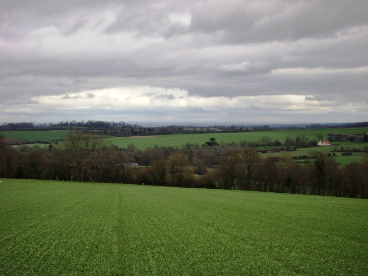 Vue de la plaine Sud de Caen depuis la Butte du Moulin - Bonnemaison