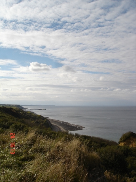 Vue de la falaise de Commes sur Port-en-Bessin