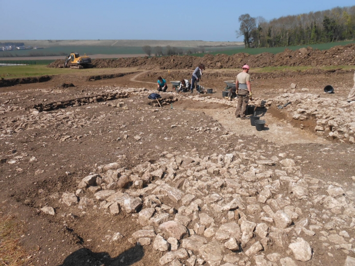 Chantier de fouilles archéologiques  - Commes