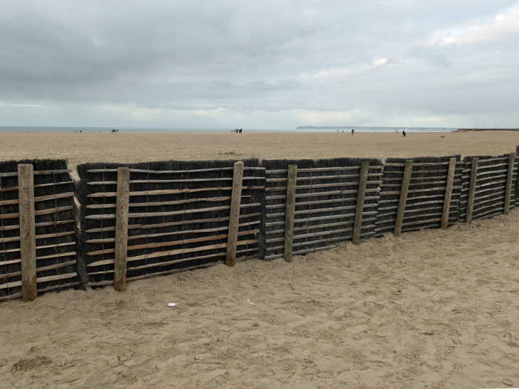 La plage en hiver - Deauville