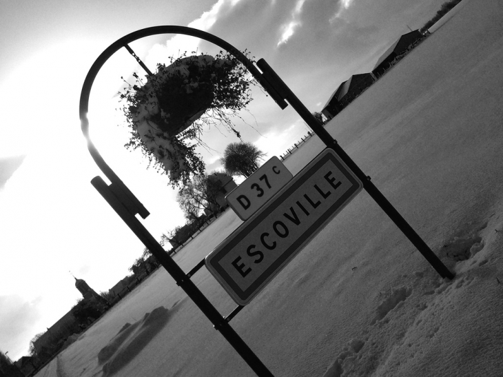 Neige a Escoville