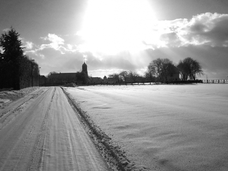 Neige a Escoville