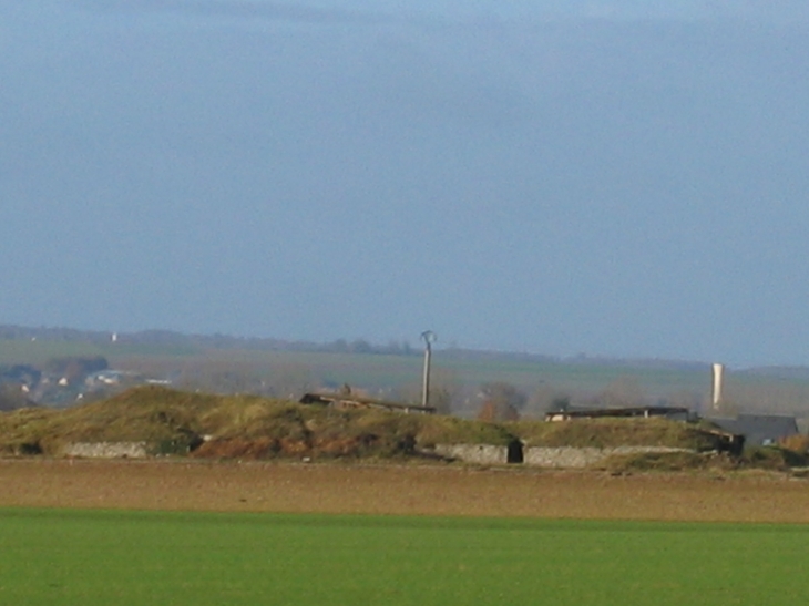 Le tumulus de la Hogue dont les abords viennent d'être nettoyés - Fontenay-le-Marmion