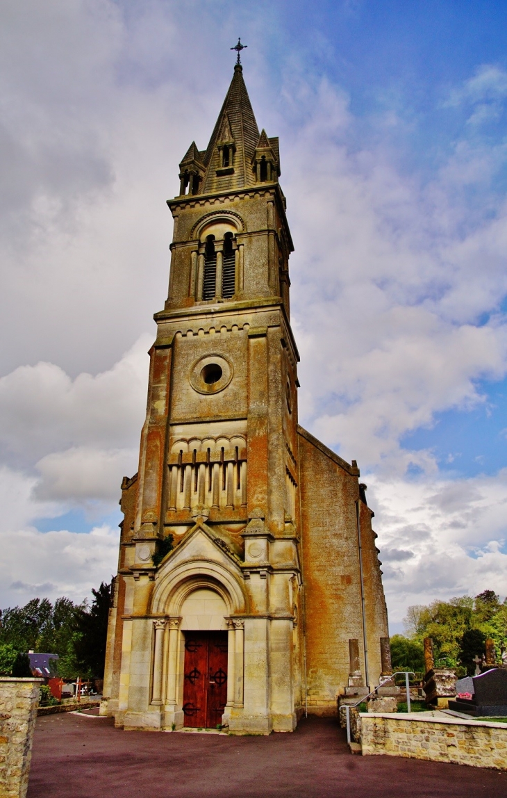  église Saint-Aubin - Fontenay-le-Pesnel