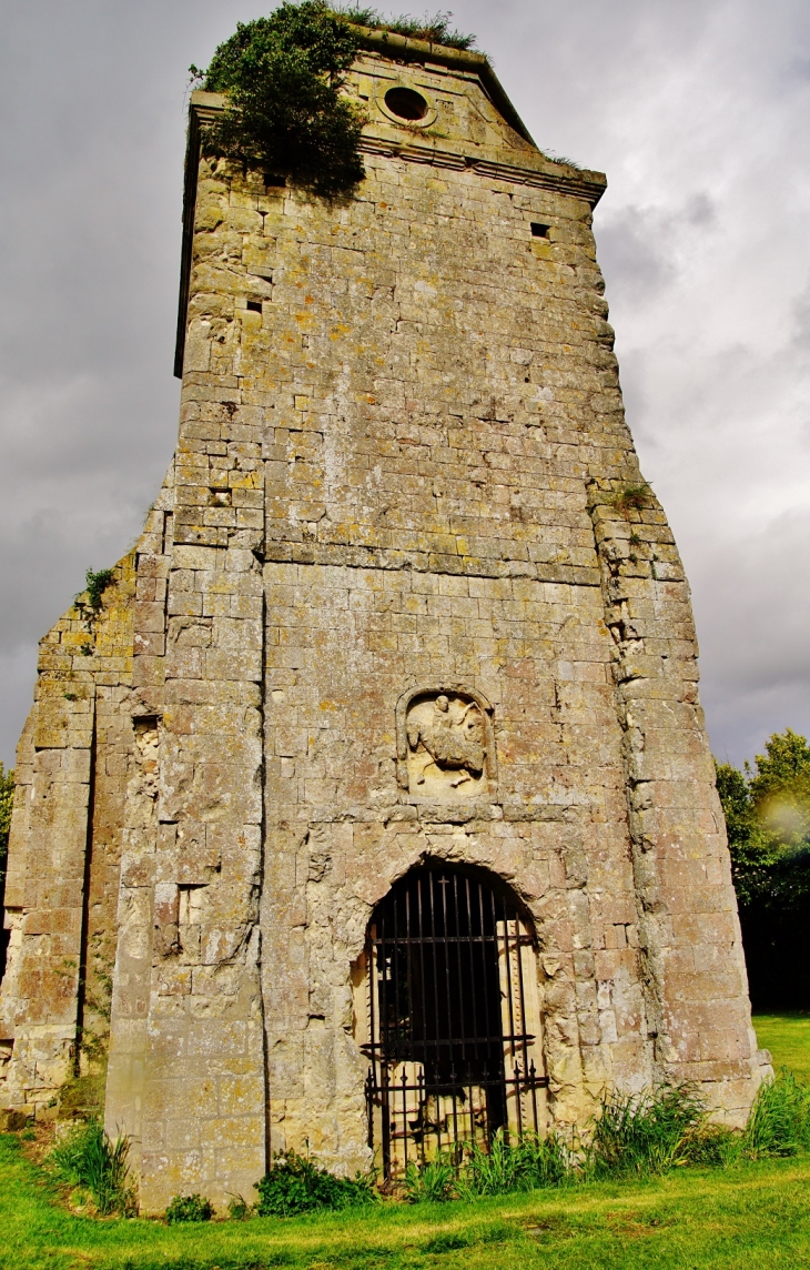 Ruines de l'église St Martin - Fontenay-le-Pesnel