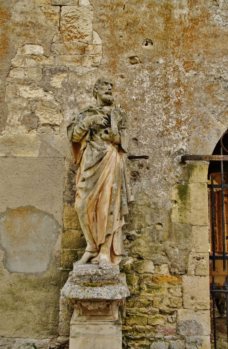  église Saint-Aubin - Fontenay-le-Pesnel