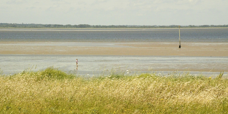 Bord de plage à Gefosse - Géfosse-Fontenay