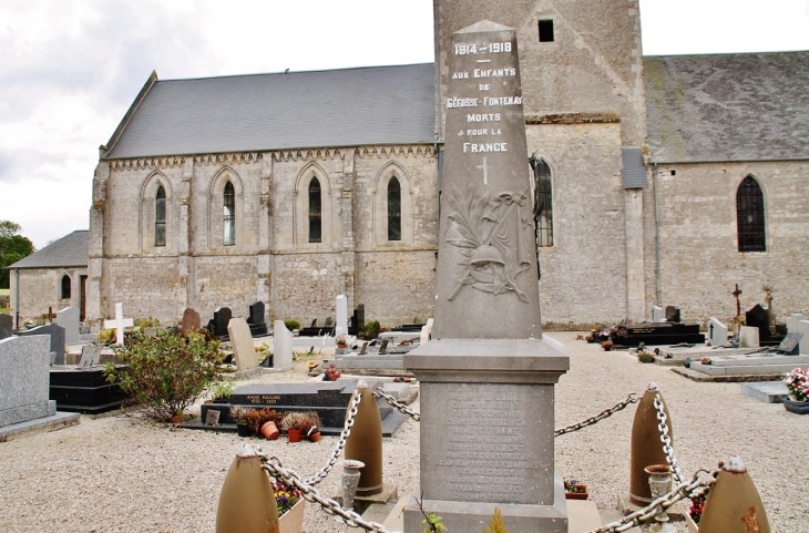 Monument-aux-Morts - Géfosse-Fontenay