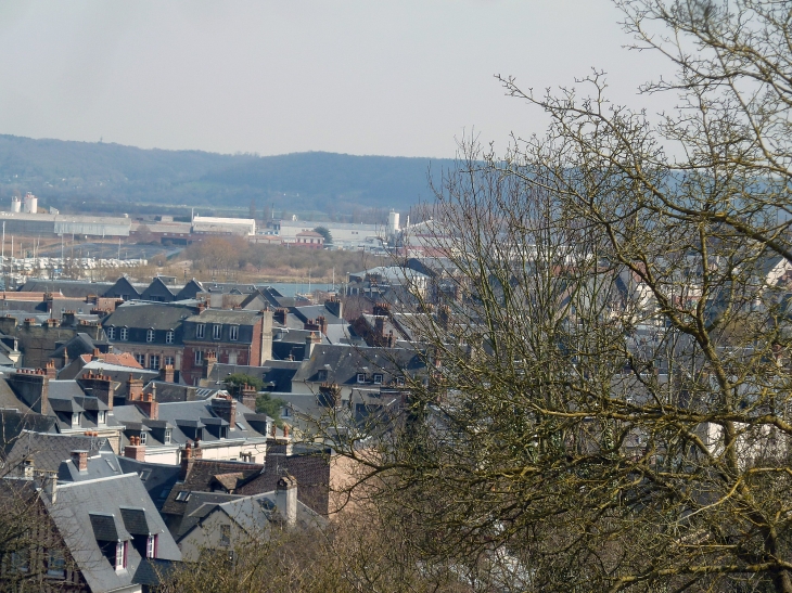 La ville vue du mont Joli - Honfleur