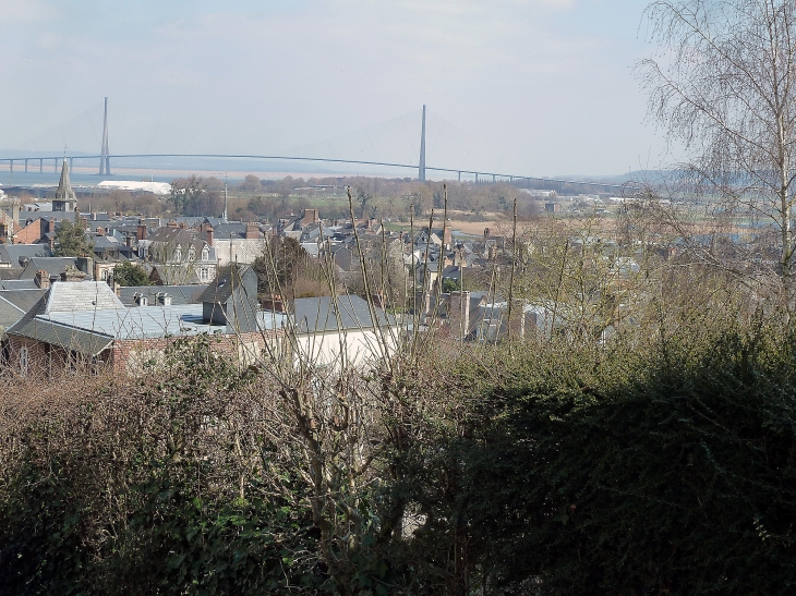 La ville vue du mont Joli - Honfleur