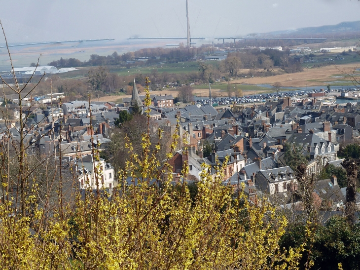 La ville vue du mont Joli - Honfleur