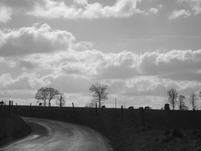 Vers le bourg - Le Reculey