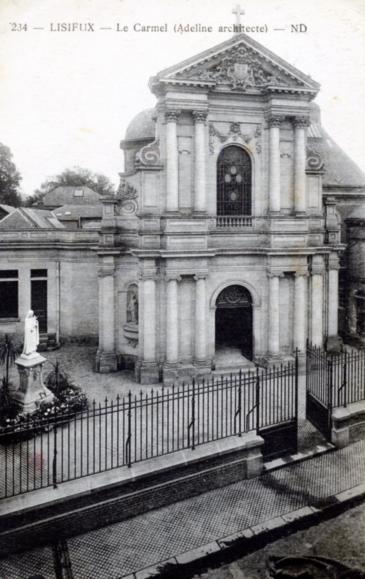 Le Carmel, vers 1925 (carte postale ancienne). - Lisieux