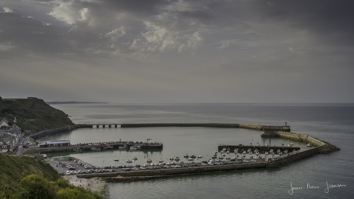 Le port à marée haute - Port-en-Bessin-Huppain