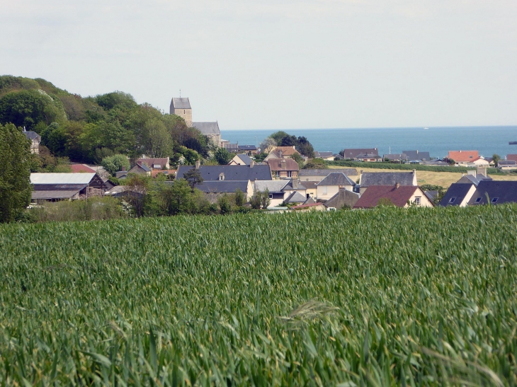 Le village vu des champs - Saint-Côme-de-Fresné