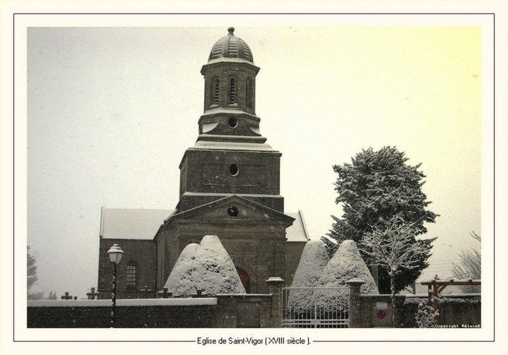 Eglise de St Vigor - Saint-Vigor-le-Grand