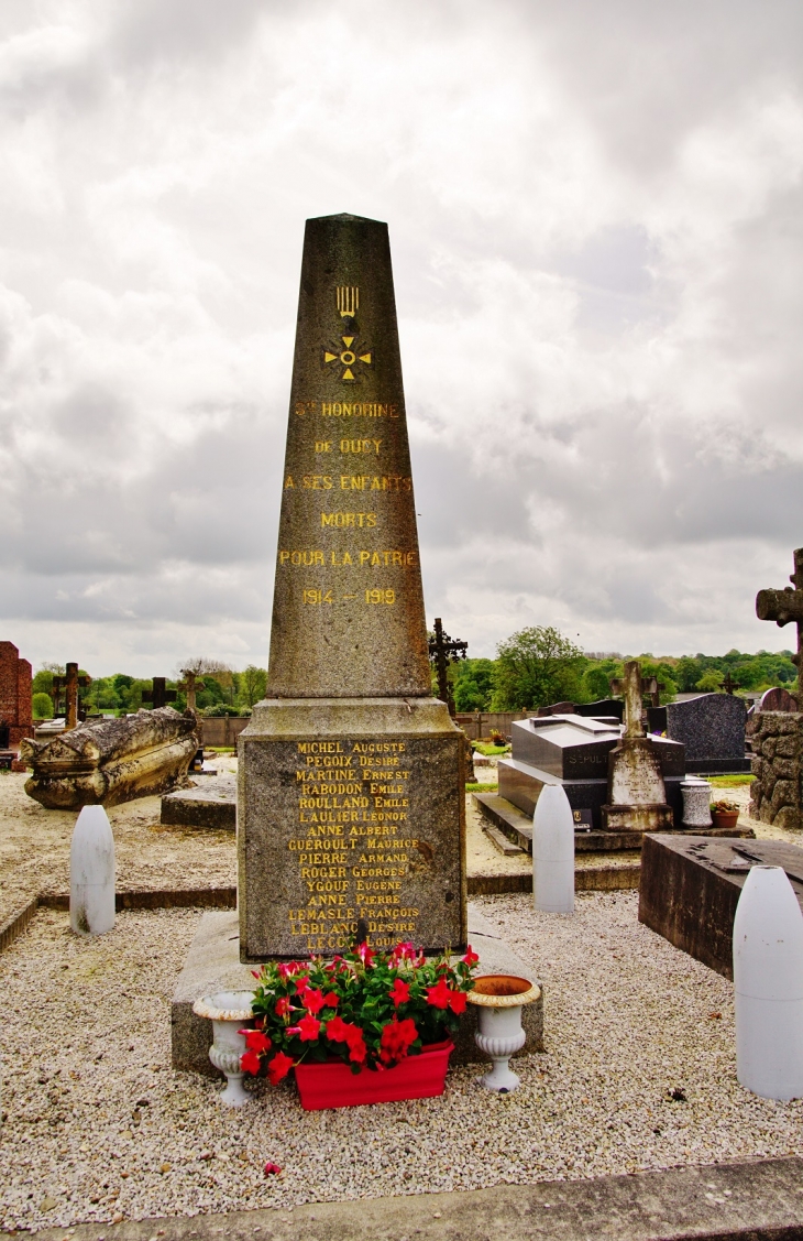 Monument-aux-Morts - Sainte-Honorine-de-Ducy