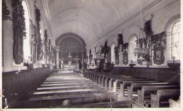Église avant 1944 - Thaon