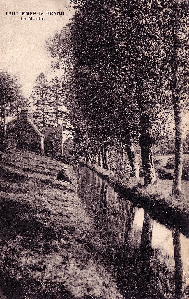 Carte postale début 1900 - Truttemer-le-Grand