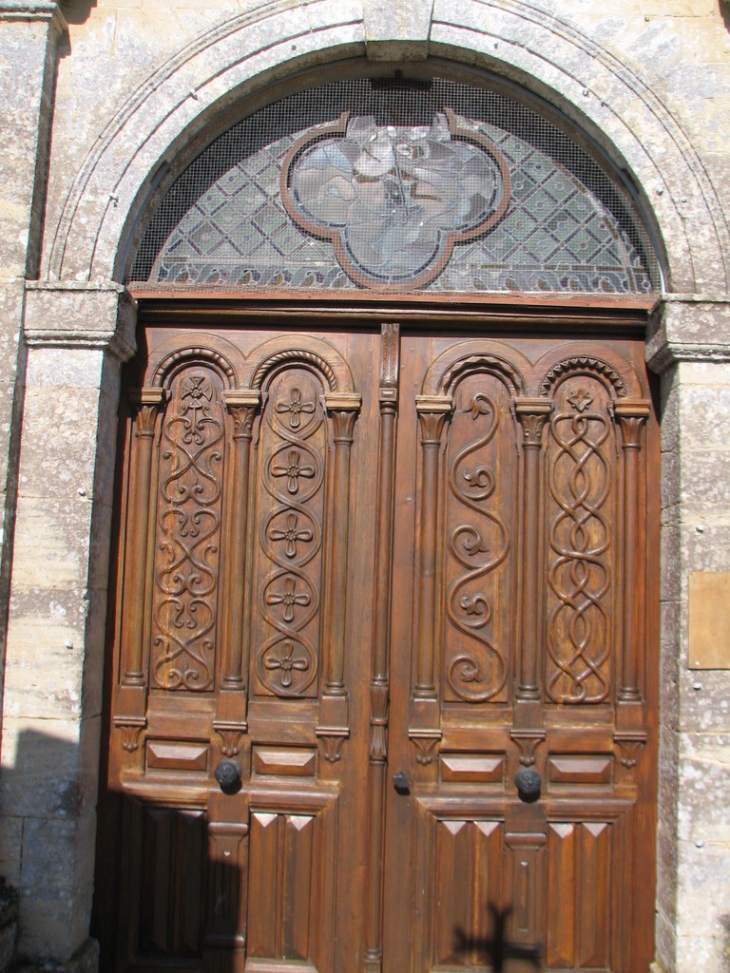 Porte d'entrée de l'église - Villiers-le-Sec