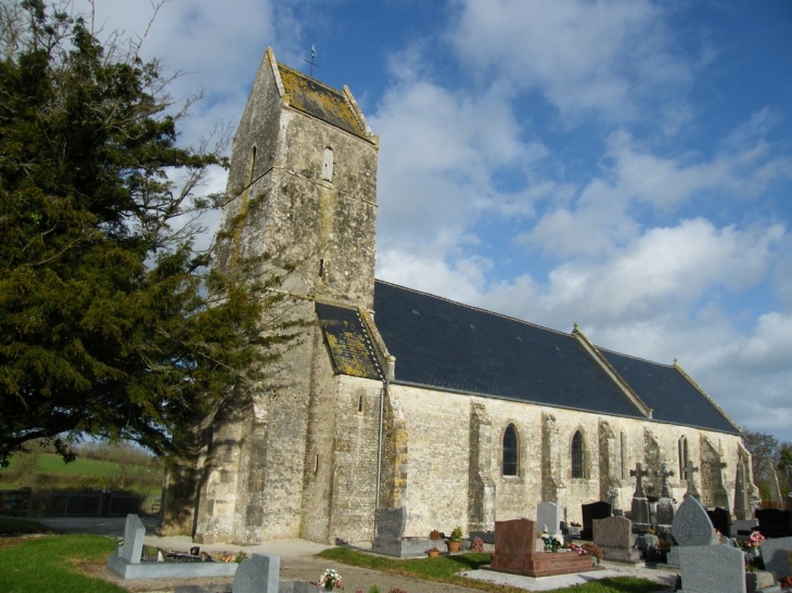 Eglise d'Audouville La HUbert, XIème siècle - Audouville-la-Hubert