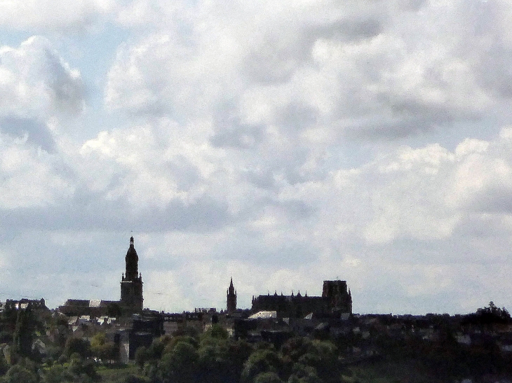 Vue sur les clochers - Avranches