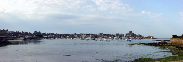 Panoramique du port - Barfleur