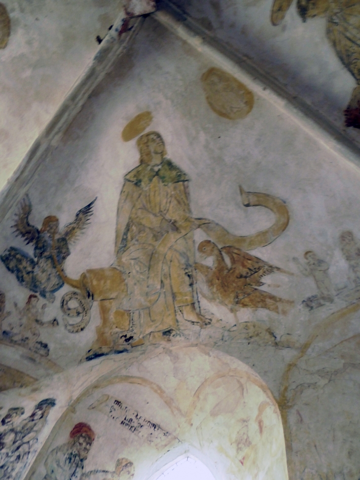 Les fresques de l'église - Canville-la-Rocque