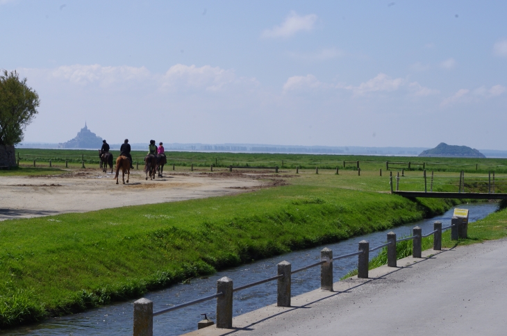 Genêts est traversé par le Lerre. Genêts offre aussi un beau panorama sur le Mont-Saint-Michel et Tombelaine.