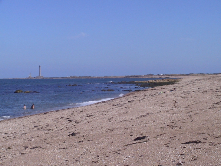 Gouberville,laplage et ses baigneurs