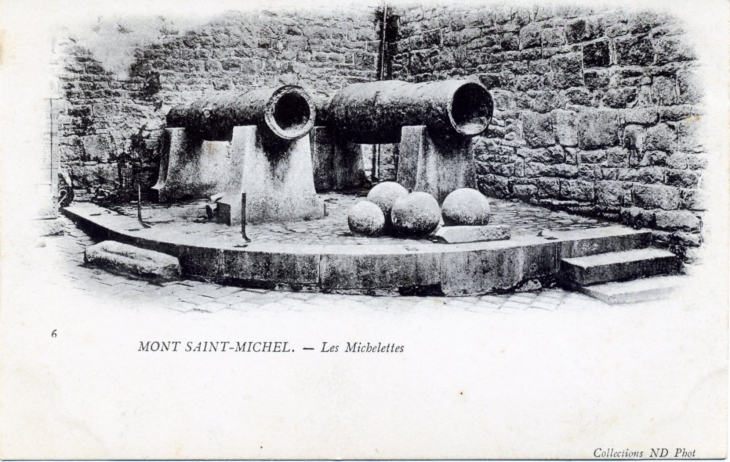 Les Michelettes, vers 1905 (carte postale ancienne). - Le Mont-Saint-Michel