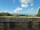 le pont ferroviaire vu du pont routier