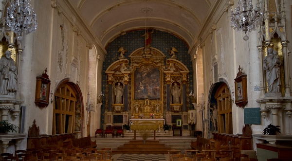 Le choeur de l'église - Almenêches