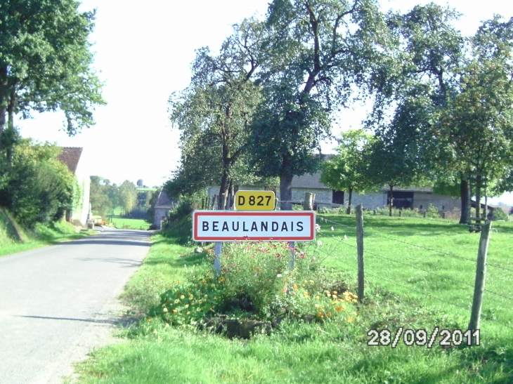 Entrée du village - Beaulandais