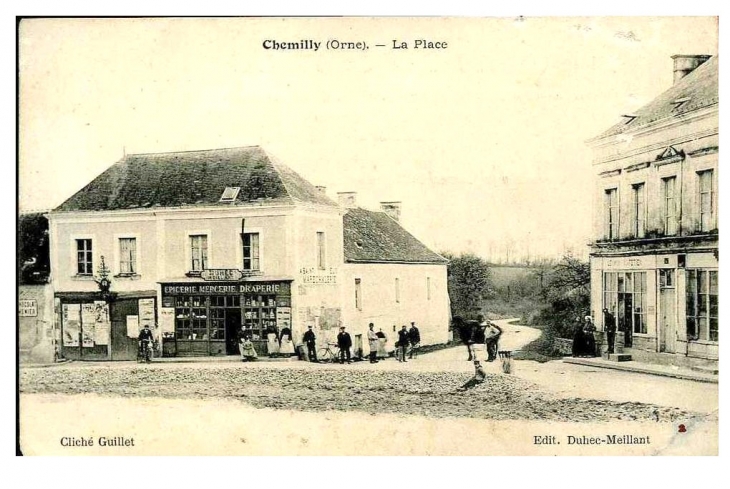 Cpa mercerie 1907 - Chemilli