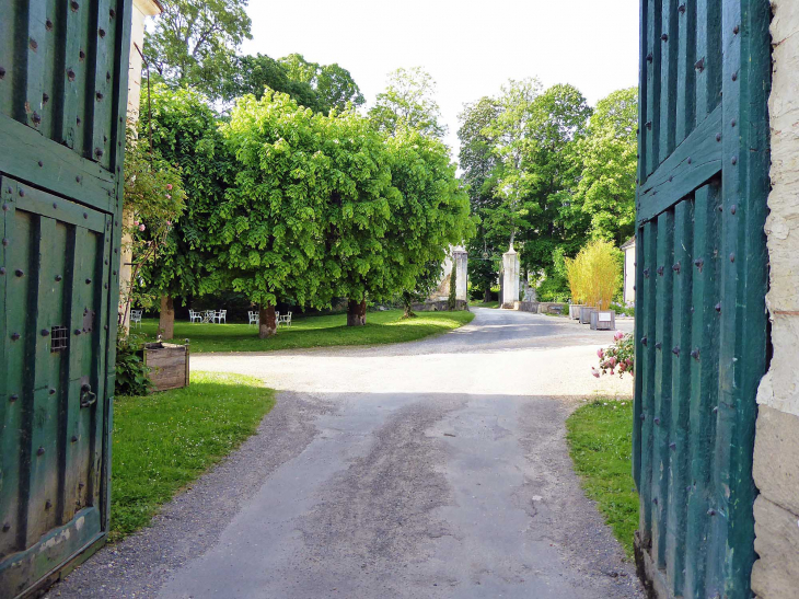 Hameau de Villeray : l'entrée du château - Condeau