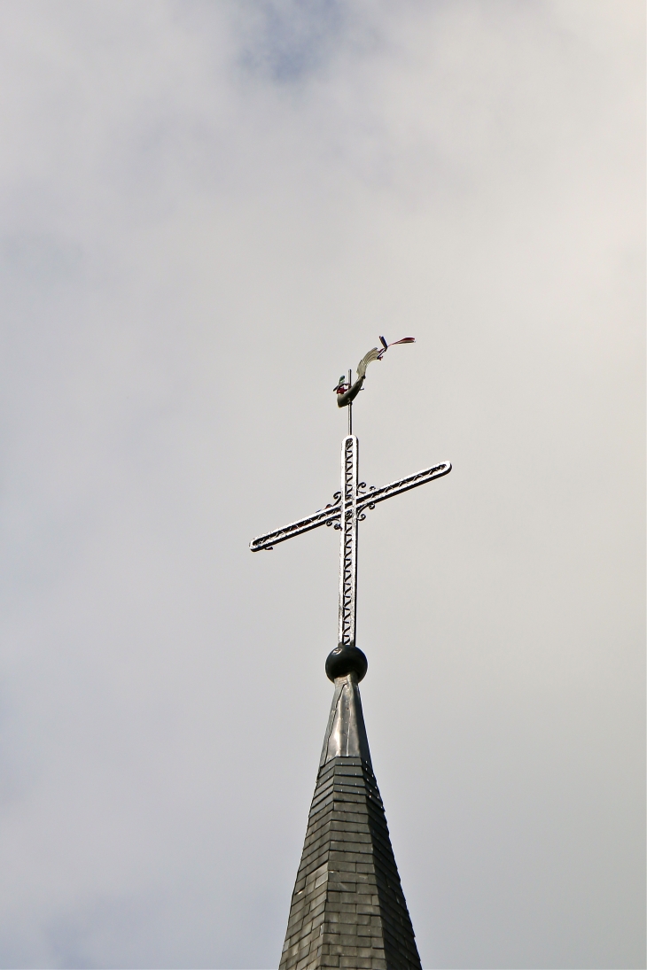 La flèche de l'église Sainte Marie Madeleine - La Chapelle-d'Andaine