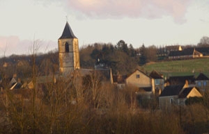 Mâle, vue de l'Huisne