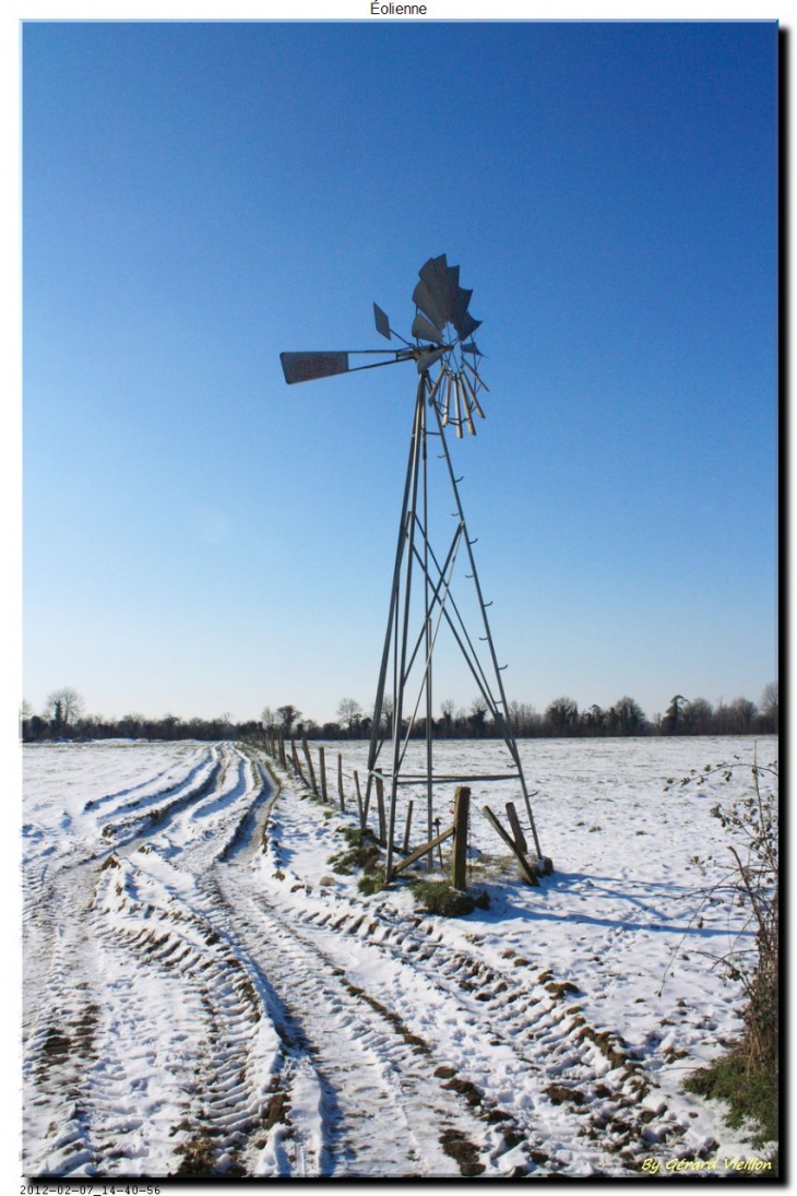 Éolienne à Frévent - Sarceaux